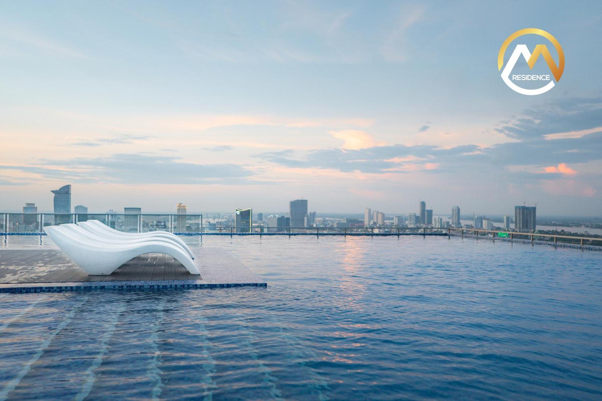Hotel Serviced Apartments Top One Infinity Pool With View Of 360 Degree Phnom Penh Luaran gambar